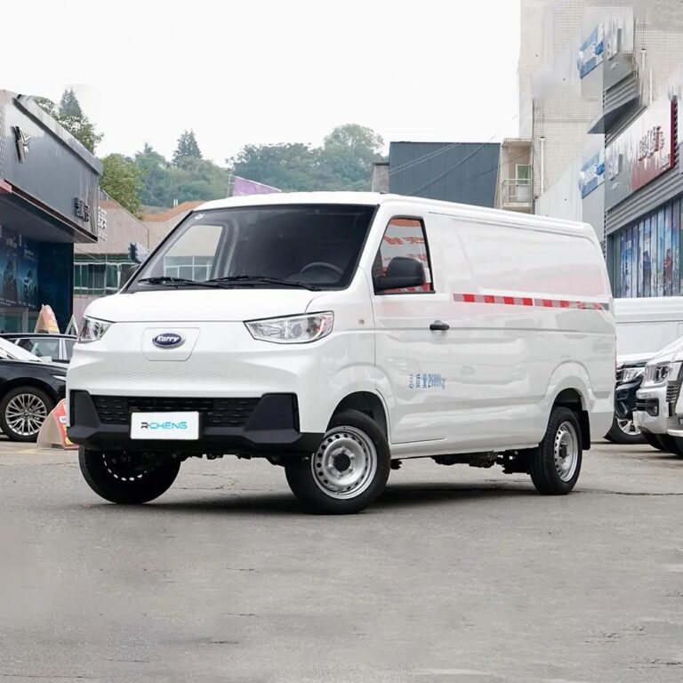 Wholesale Electric Karry Jiangtun 0.5h Fast Charging logistics delivery electric van 185/65 R15 Karry delivery cargo van